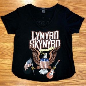 Lynyrd Skynyrd V-Neck Tee